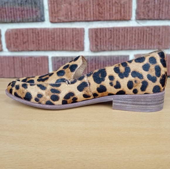 NWT Madewell The Frances Loafer in Leopard Print Calf Hair Sz. 6 - Picture 10 of 15
